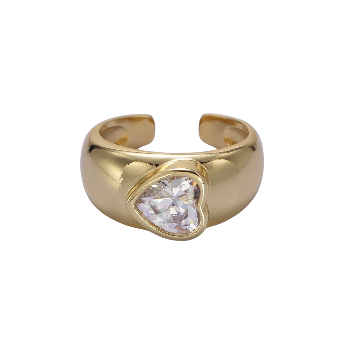 La Julie Sideways Heart Me Ring