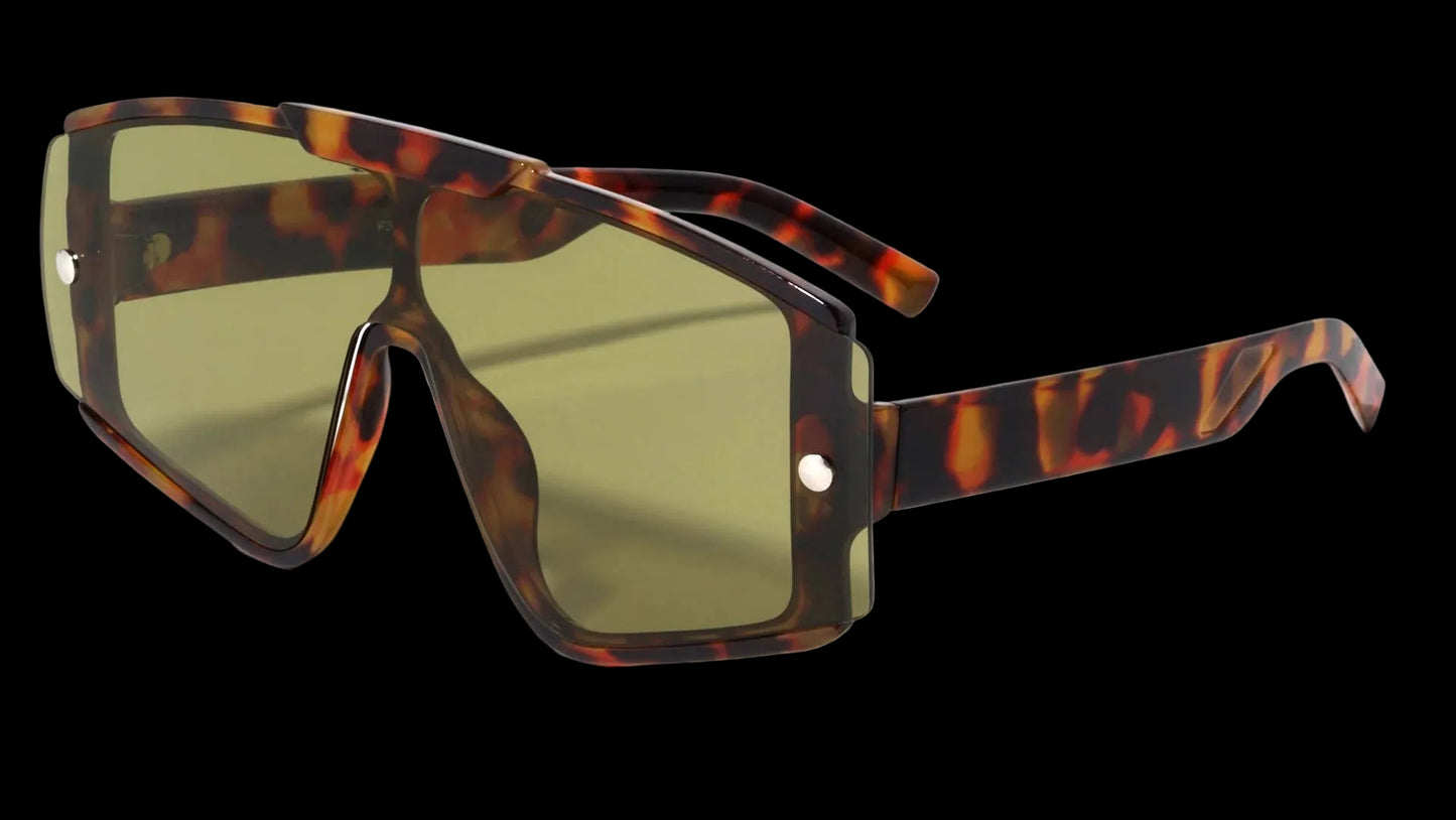 Oversized Semi-Rimless Sunnies