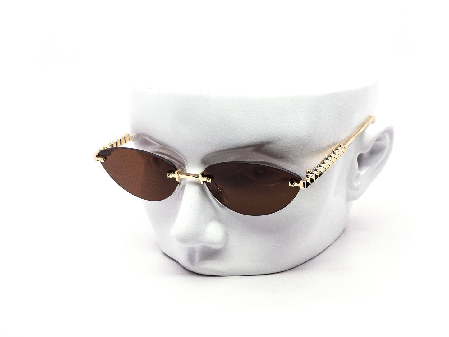 Teardrop Rimless Sunglasses